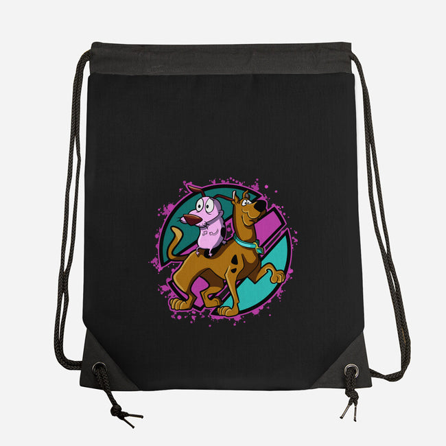 Scary Dogs-None-Drawstring-Bag-nickzzarto