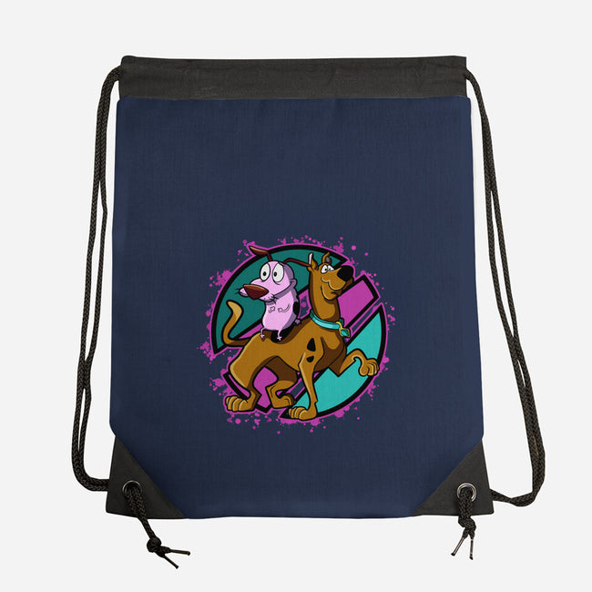 Scary Dogs-None-Drawstring-Bag-nickzzarto