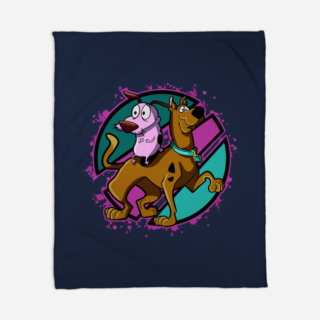 Scary Dogs-None-Fleece-Blanket-nickzzarto