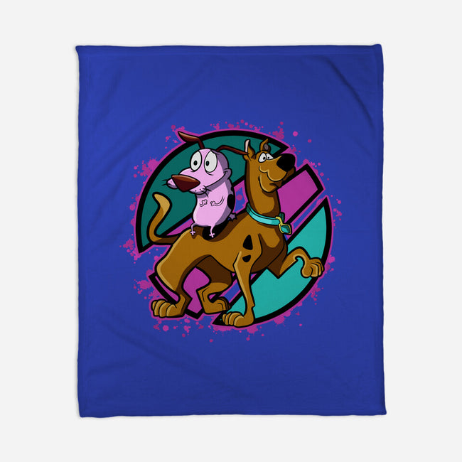 Scary Dogs-None-Fleece-Blanket-nickzzarto