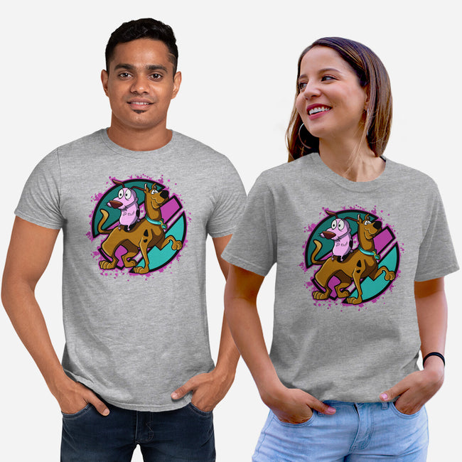 Scary Dogs-Unisex-Basic-Tee-nickzzarto