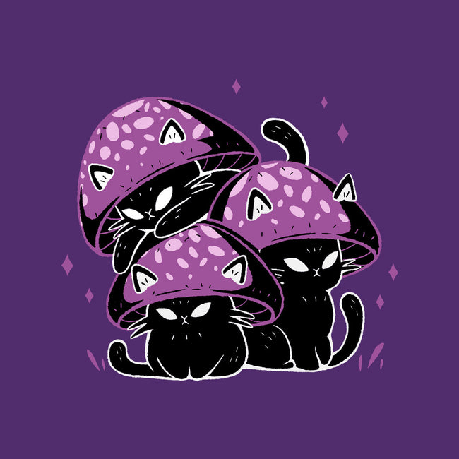 Mushroom Cats-Womens-Fitted-Tee-xMorfina