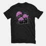 Mushroom Cats-Womens-Fitted-Tee-xMorfina