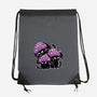 Mushroom Cats-None-Drawstring-Bag-xMorfina