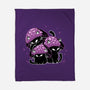 Mushroom Cats-None-Fleece-Blanket-xMorfina