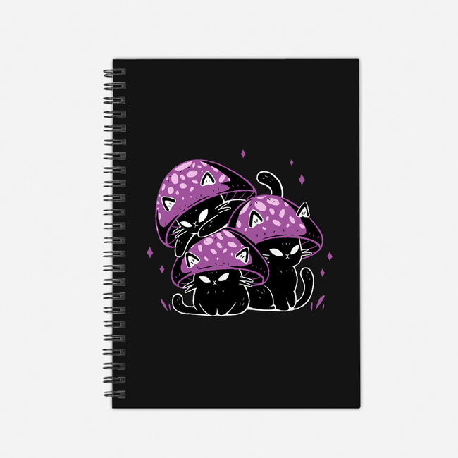 Mushroom Cats-None-Dot Grid-Notebook-xMorfina