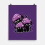 Mushroom Cats-None-Matte-Poster-xMorfina