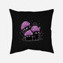 Mushroom Cats-None-Removable Cover-Throw Pillow-xMorfina