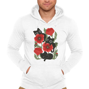 Poppies And Black Kitties