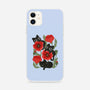Poppies And Black Kitties-iPhone-Snap-Phone Case-ricolaa