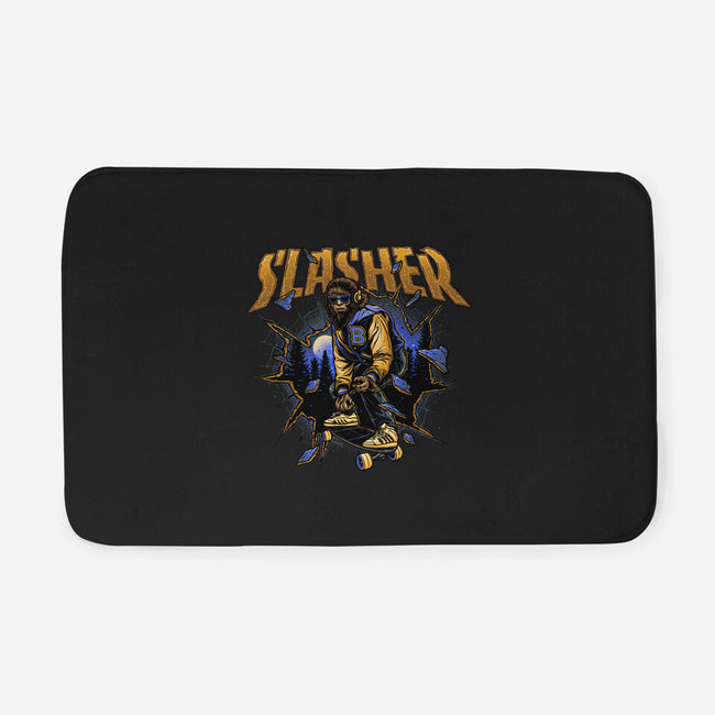 Slasher Wolf-None-Memory Foam-Bath Mat-momma_gorilla