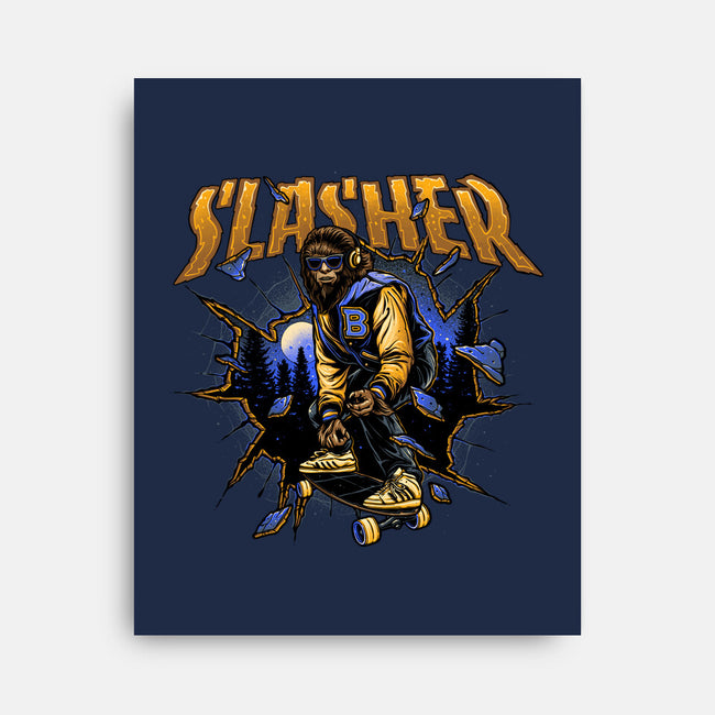 Slasher Wolf-None-Stretched-Canvas-momma_gorilla