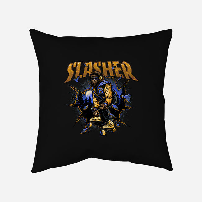 Slasher Wolf-None-Removable Cover-Throw Pillow-momma_gorilla