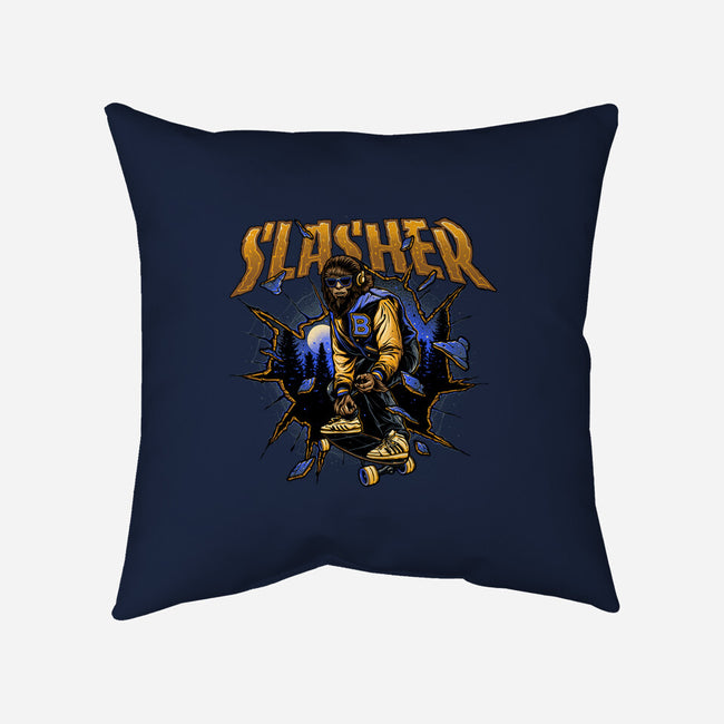 Slasher Wolf-None-Removable Cover-Throw Pillow-momma_gorilla