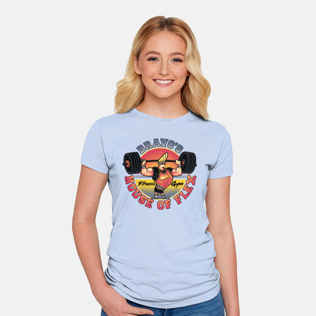 House Of Flex-Womens-Fitted-Tee-momma_gorilla