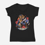 The Cursed Prince-Womens-V-Neck-Tee-momma_gorilla