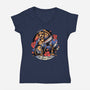 The Cursed Prince-Womens-V-Neck-Tee-momma_gorilla