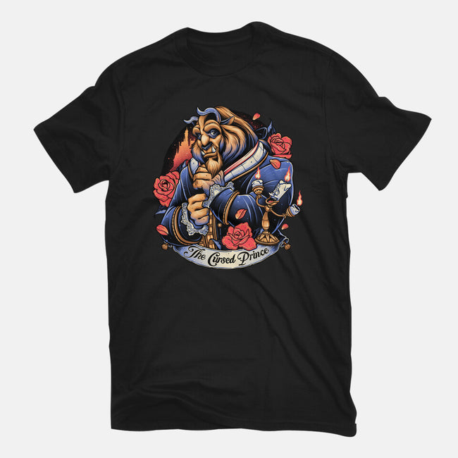 The Cursed Prince-Womens-Basic-Tee-momma_gorilla