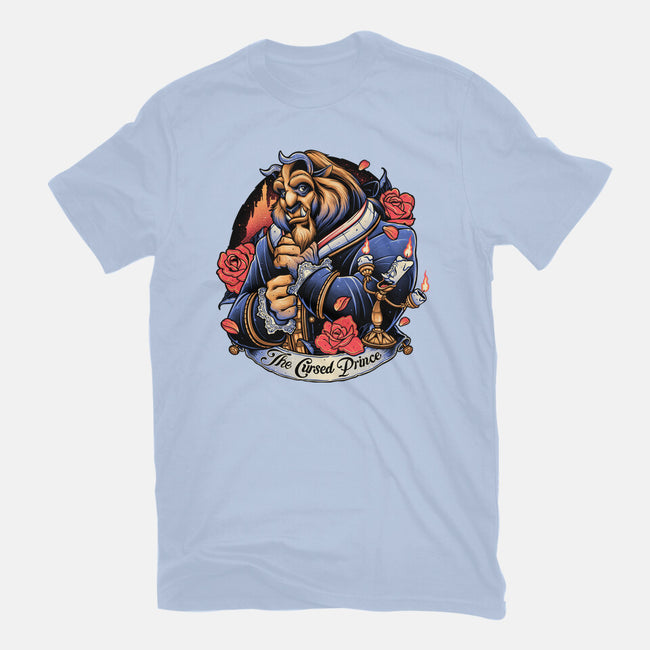 The Cursed Prince-Womens-Basic-Tee-momma_gorilla