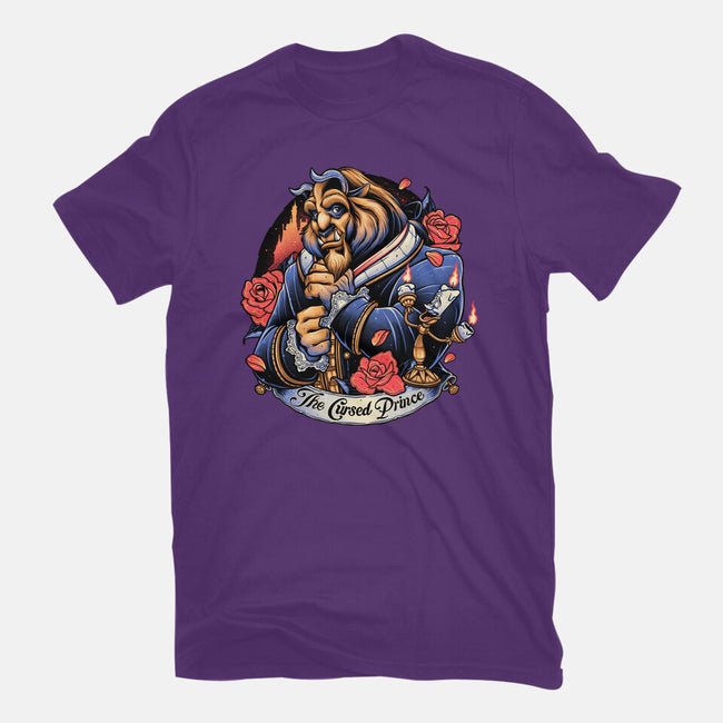 The Cursed Prince-Womens-Basic-Tee-momma_gorilla
