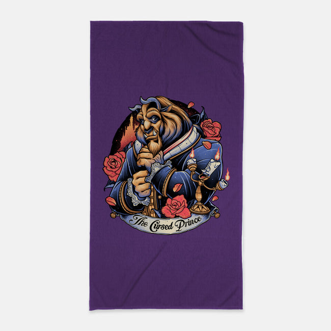 The Cursed Prince-None-Beach-Towel-momma_gorilla