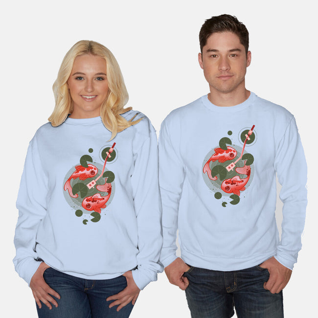 Pond Music-Unisex-Crew Neck-Sweatshirt-ricolaa
