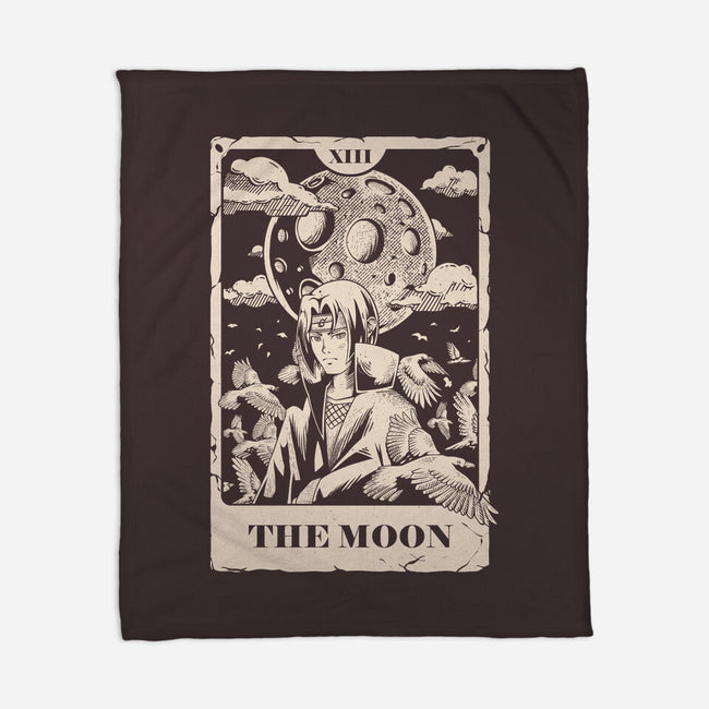 Tarot The Moon-None-Fleece-Blanket-Arigatees