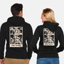 Tarot The Moon-Unisex-Zip-Up-Sweatshirt-Arigatees