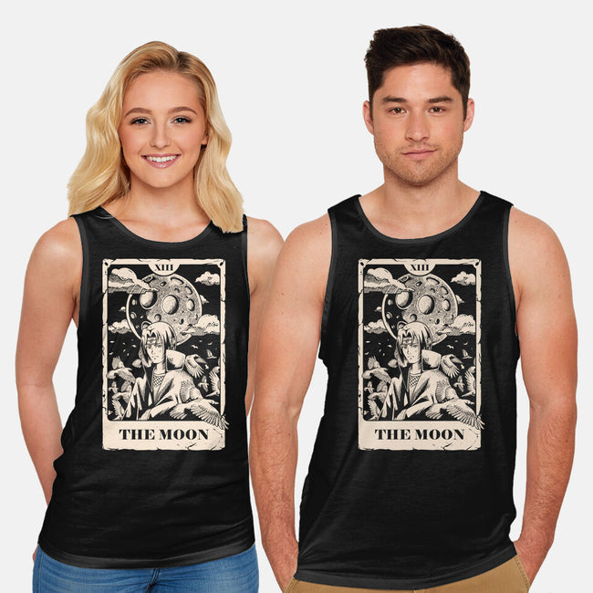 Tarot The Moon-Unisex-Basic-Tank-Arigatees