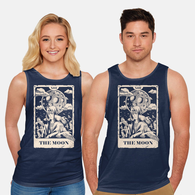 Tarot The Moon-Unisex-Basic-Tank-Arigatees