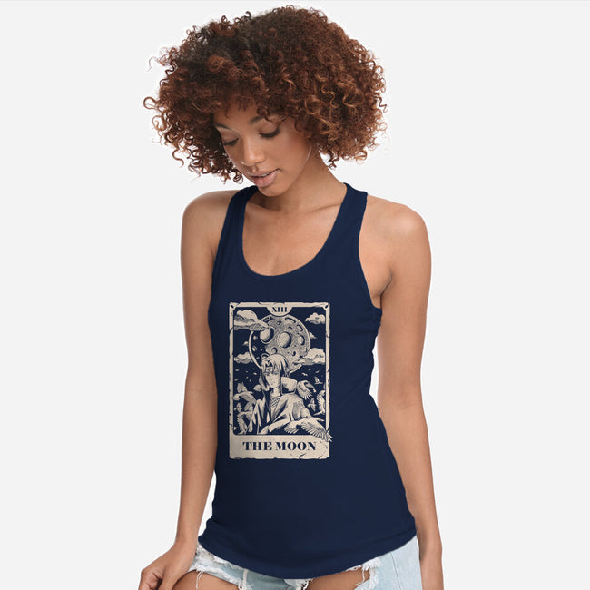 Tarot The Moon-Womens-Racerback-Tank-Arigatees