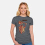 Losing My Mind-Womens-Fitted-Tee-fanfreak1