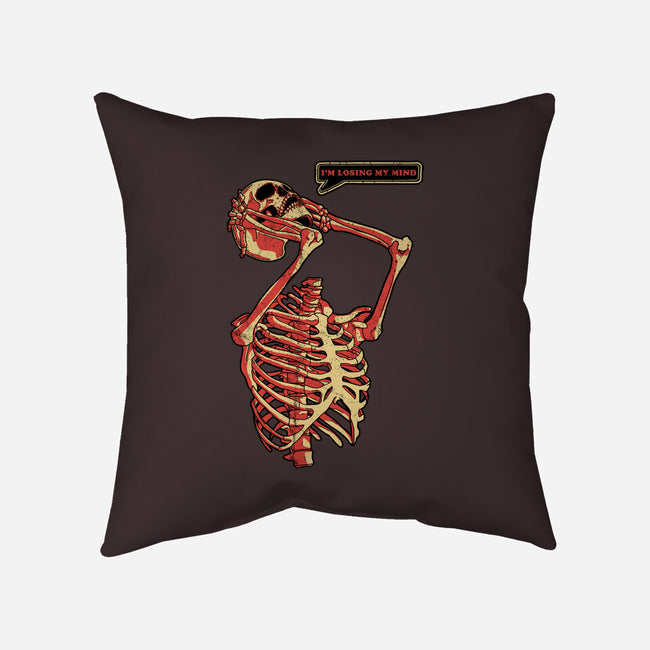 Losing My Mind-None-Removable Cover-Throw Pillow-fanfreak1