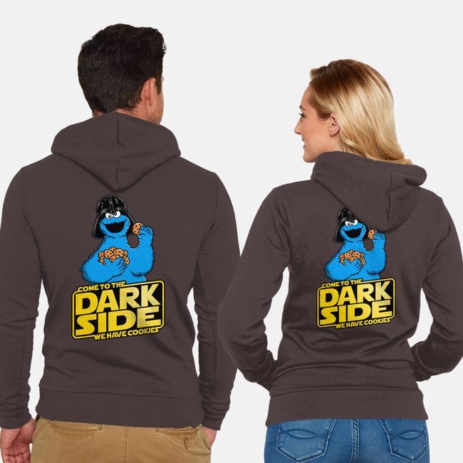 Darth Cookies-Unisex-Zip-Up-Sweatshirt-Barbadifuoco