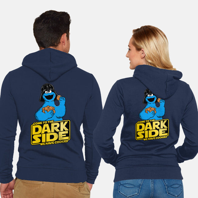 Darth Cookies-Unisex-Zip-Up-Sweatshirt-Barbadifuoco