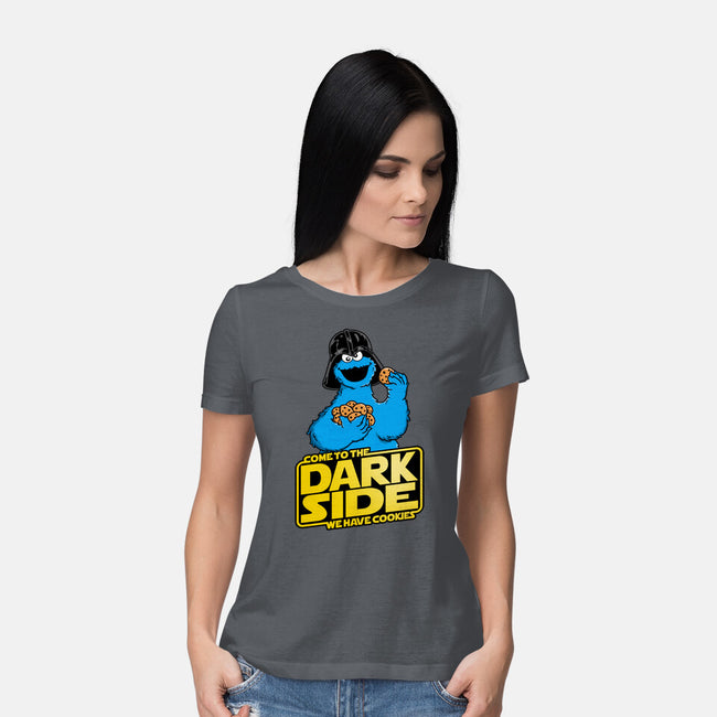 Darth Cookies-Womens-Basic-Tee-Barbadifuoco