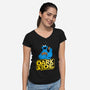Darth Cookies-Womens-V-Neck-Tee-Barbadifuoco
