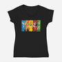 The Sailor Scouts-Womens-V-Neck-Tee-DrMonekers
