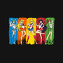 The Sailor Scouts-Womens-Fitted-Tee-DrMonekers
