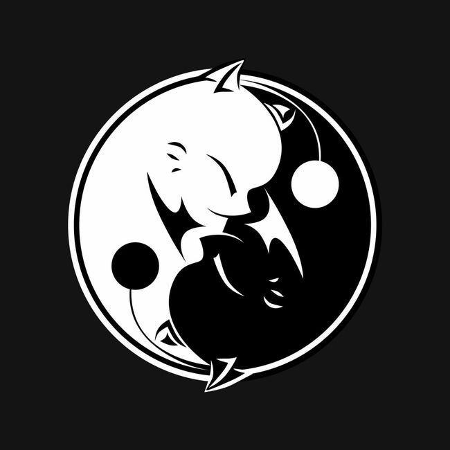 Yin Yang Mog-none fleece blanket-motoslave