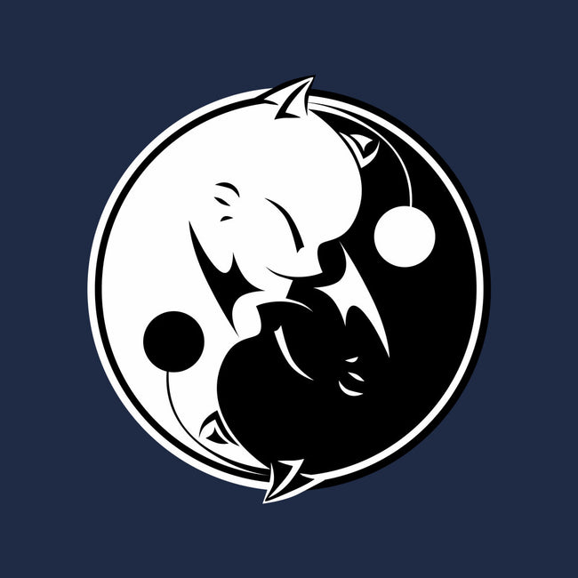 Yin Yang Mog-none fleece blanket-motoslave