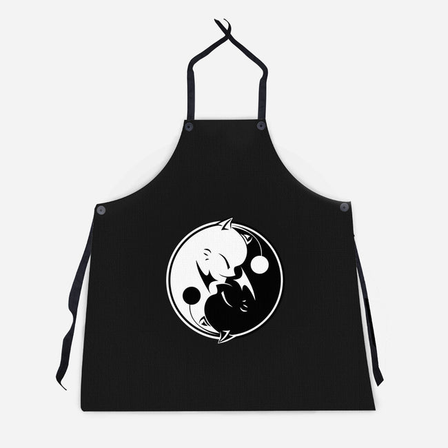 Yin Yang Mog-unisex kitchen apron-motoslave