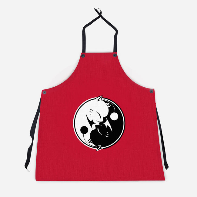 Yin Yang Mog-unisex kitchen apron-motoslave