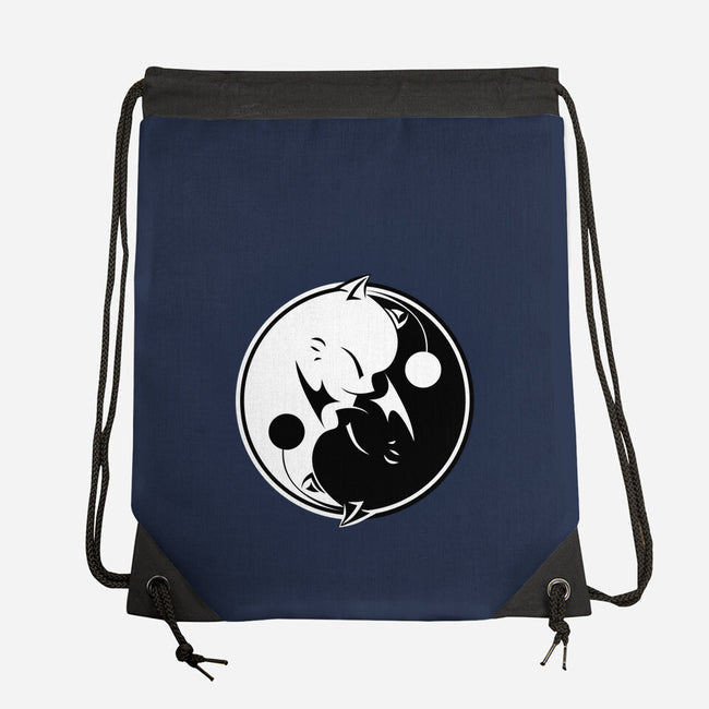 Yin Yang Mog-none drawstring bag-motoslave