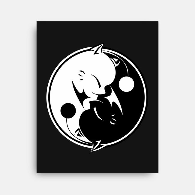 Yin Yang Mog-none stretched canvas-motoslave