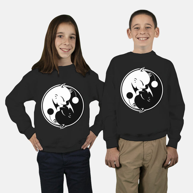 Yin Yang Mog-youth crew neck sweatshirt-motoslave