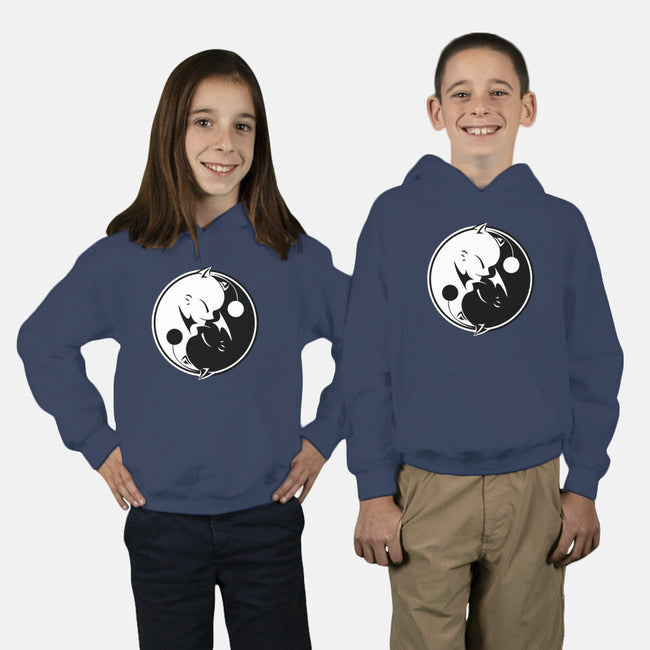 Yin Yang Mog-youth pullover sweatshirt-motoslave