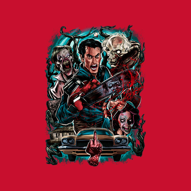 Kicking The Devil-None-Drawstring-Bag-Conjura Geek