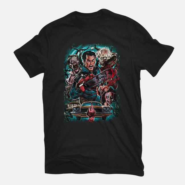 Kicking The Devil-Mens-Heavyweight-Tee-Conjura Geek