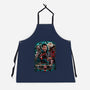 Kicking The Devil-Unisex-Kitchen-Apron-Conjura Geek